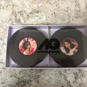 Ariana Grande Vinyl Record Coaster Set